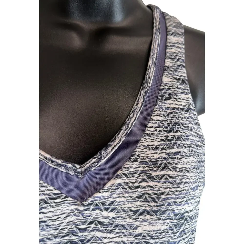 MPG Mondetta Travel Dress Women Medium Purple Racerback Built In Bra Stretch New - Picture 3 of 10